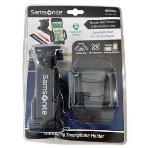 Samsonite Car Telescoping Smartphone Holder Mount Fits All Phone Hands Free